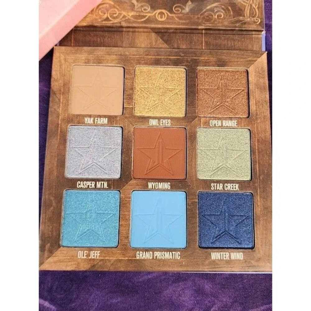 JEFFREE STAR Star Ranch Mini Eyeshadow Palette 9 Pan Shade Pressed Pigment Color